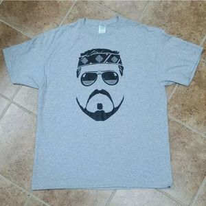 Delta Pro Weight Men's 'The Big Lebowski' John Goodman Gray T-Shirt Size XL